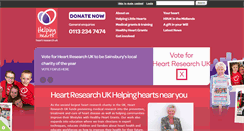 Desktop Screenshot of heartresearch.org.uk